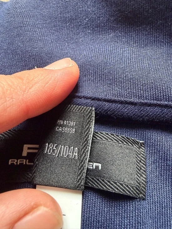 RLX Ralph Lauren Quilted Quarter Zip Pullover Blue XL Golf Performance Sweater - Picture 5 of 13